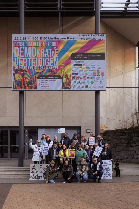 Gruppenbild Bündnis für Demokratie und Zivilcourage